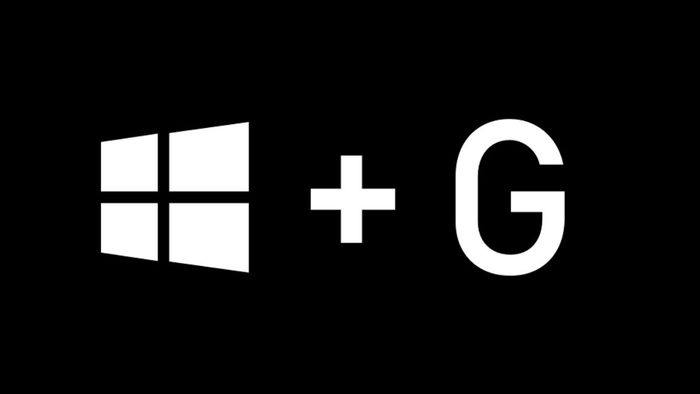 Nhấn Windows + G