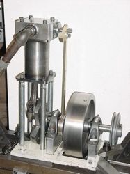 Sa Steam Engine Flywheel In Center Rear Qtr 050202