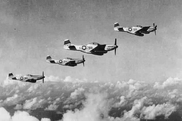 P-51 Mustangs