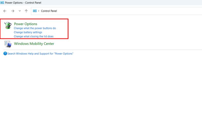 Hướng dẫn thiết lập thời gian tắt màn hình trên Windows 11 bằng Control Panel - Bước 2