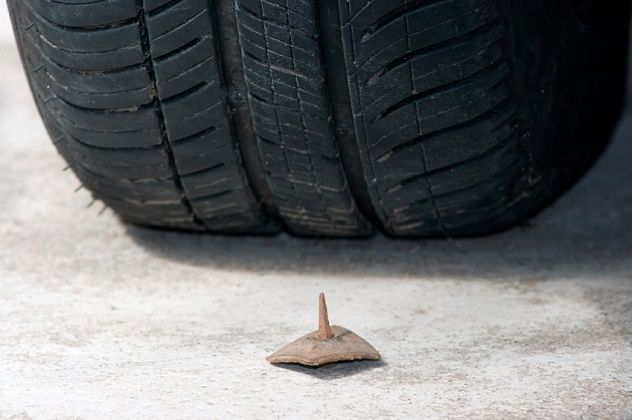 nail and tyre