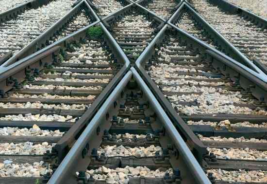 Stock Traintracks Close