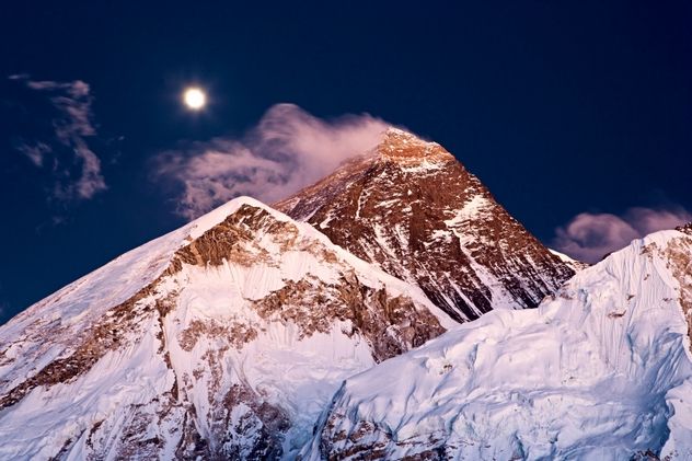 Mount Everest, Lhotse and Nuptse from Kala Patthar