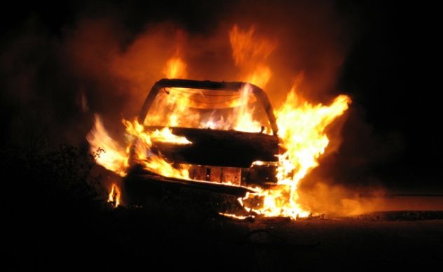 Burning Car