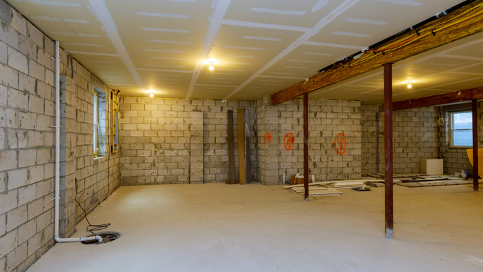 a basement in your home that hasn’t been finished