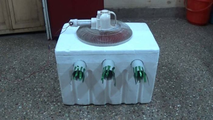 Homemade swamp cooler