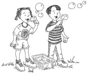 Create bubbles of various sizes.