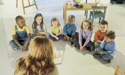 children, story time, teacher