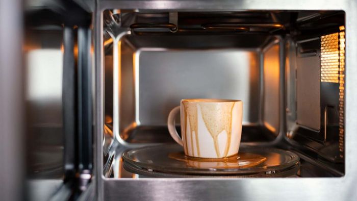 Prevent microwave spills