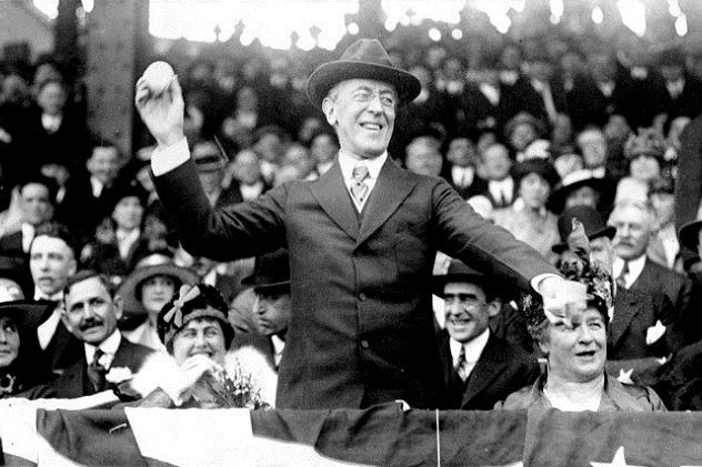 Wilson_opening_day_1916