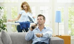 couple at home