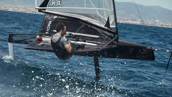 Marco Bertani of the Luna Rossa America’s Cup Team