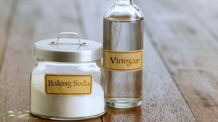 Baking soda and vinegar mixture