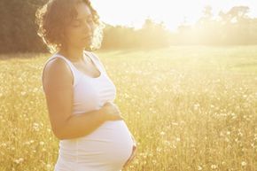 Expectant mother.