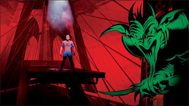 The opening scene from the musical