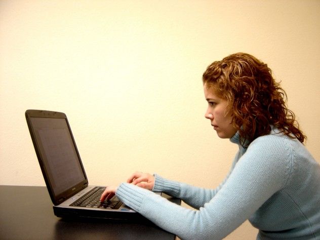 Woman-at-Computer