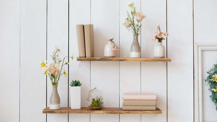 Installing Shelves Without Tools or Screws on Your Wall