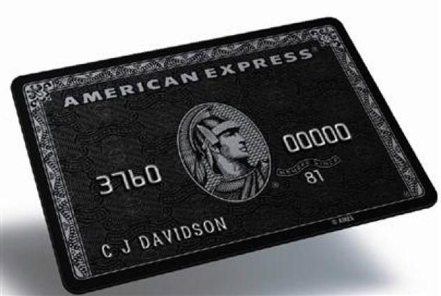 Amex Centurion Black Card