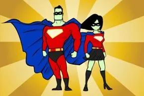 pair of superheroes