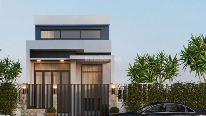 Nhà ống 1 tầng 5x25m kết hợp mái tum