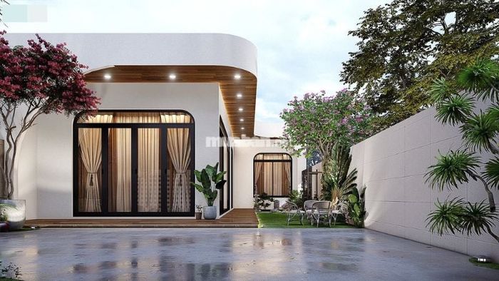 Nhà ống 1 tầng 5x25m kết hợp sân vườn