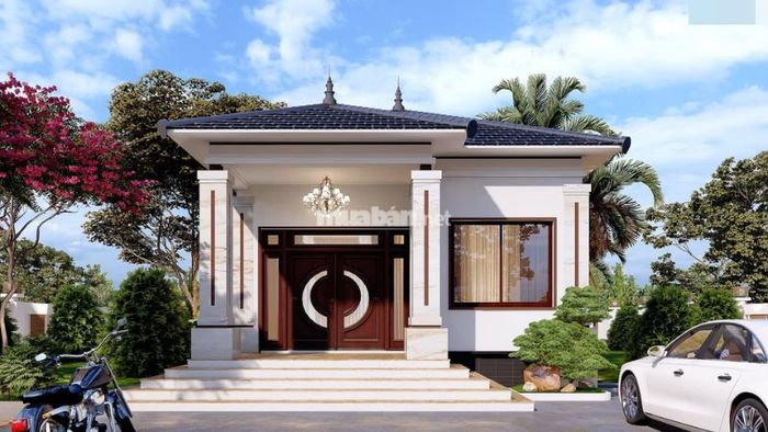 Mẫu nhà ống 1 tầng 5x25m sang trọng và tinh tế