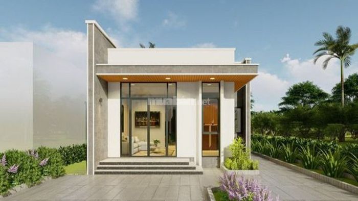 Mẫu nhà ống 1 tầng 5x25m đơn giản