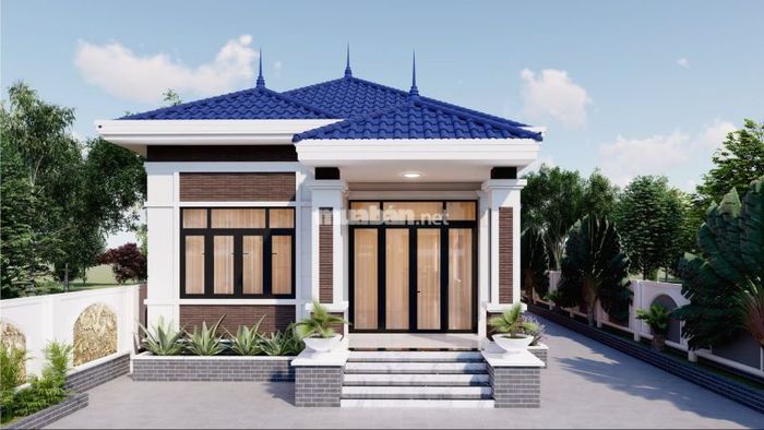 Mẫu nhà ống 1 tầng 5x25m trẻ trung và hiện đại