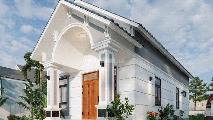 Mẫu nhà ống 1 tầng 5x25m mái Thái