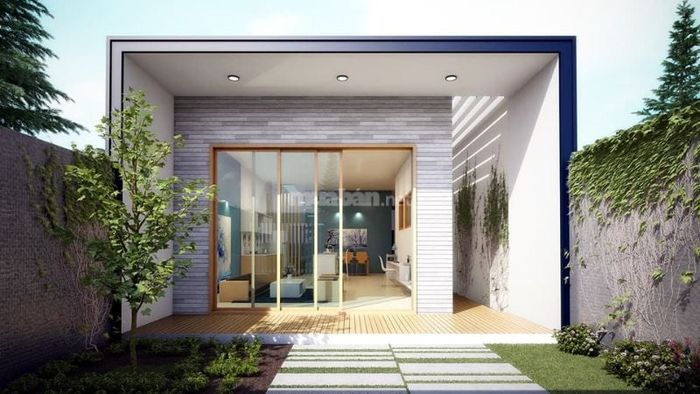 Mẫu nhà ống 1 tầng 5x25m hiện đại với không gian mở