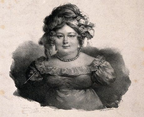 Sarah_Biffin,_a_limbless_artist._Lithograph_by_G._Engelmann._Wellcome_V0006991 crop