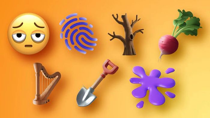 Những biểu tượng cảm xúc mới trong iOS 18.4 beta 2