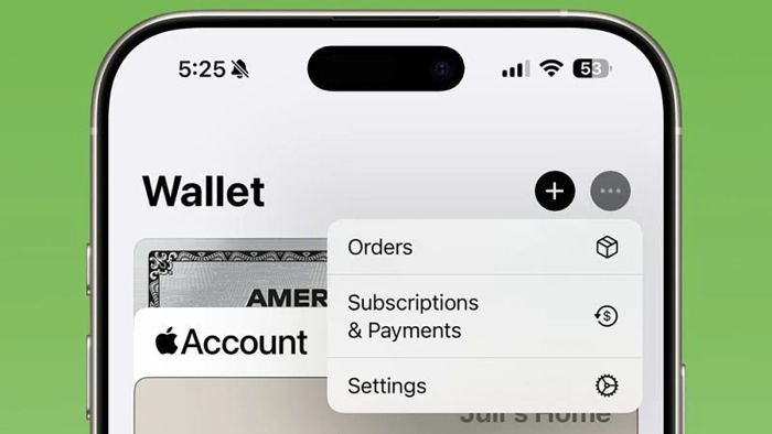 Apple đã thêm một số thay đổi nhỏ cho ứng dụng Wallet