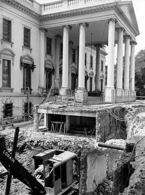 White House Basement Reconstruction 1950