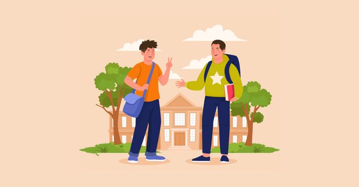 viết một đoạn văn 40 50 từ về trường học của bạn bài mẫu và từ vựng