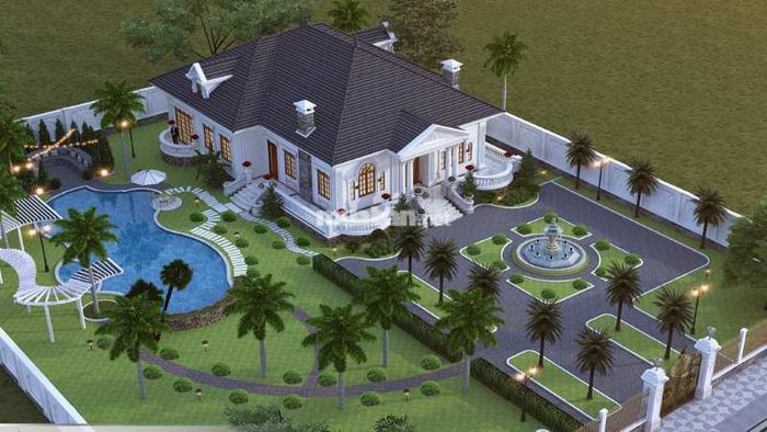 Những mẫu thiết kế nhà vườn 300m2 đẹp mắt