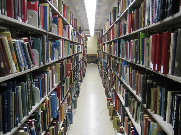 crowded stacks