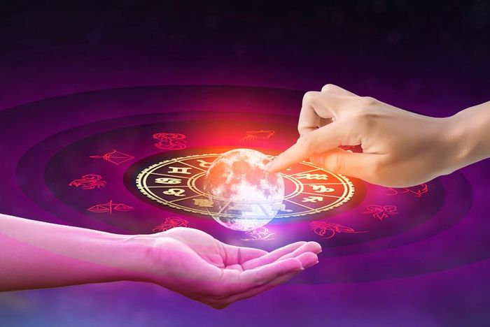 Astrology and zodiac signs intertwined with constellations