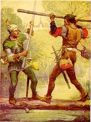 Robin Hood And Little John%2C By Louis Rhead 1912
