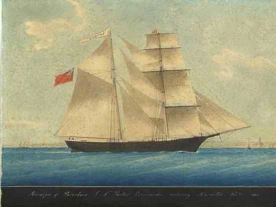 Mary Celeste as Amazon in 1861-1