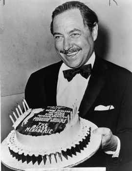 Tennessee Williams With Cake Nywts