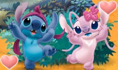 Stitch And Angel Sig By Gabziechan