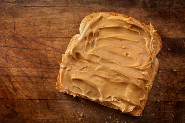Peanut butter spread on bread