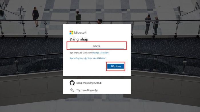 Hướng dẫn đăng ký Azure Student - bước thứ hai