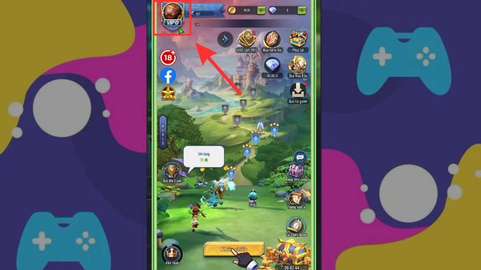 Hướng dẫn nhập mã Code War 3 Arena - bước đầu tiên