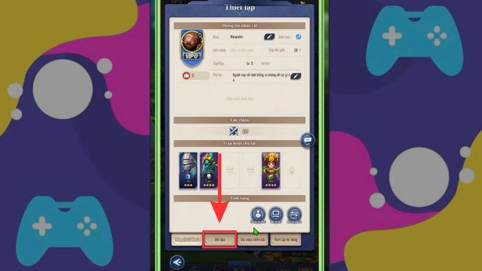 Hướng dẫn nhập mã Code War 3 Arena - bước thứ hai