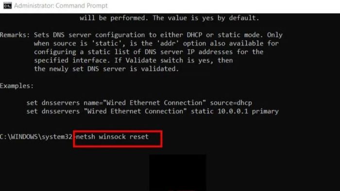 Cách khắc phục lỗi bằng Command Prompt - bước 5