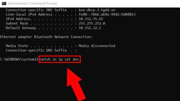 Cách khắc phục lỗi bằng Command Prompt - bước 4