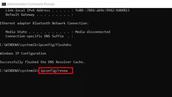 Cách khắc phục lỗi bằng Command Prompt - bước 3