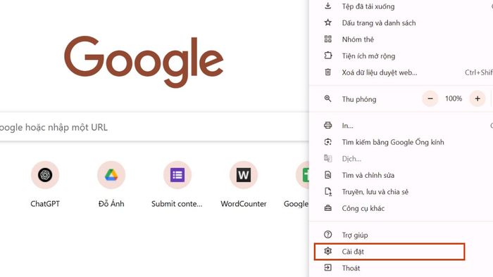 Khắc phục lỗi err_connection_timed_out trên Chrome bằng cách cập nhật Chrome - bước 1